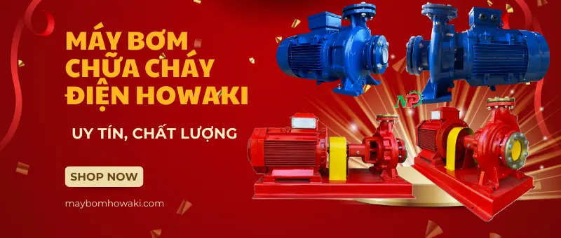 may bom dien pccc howaki