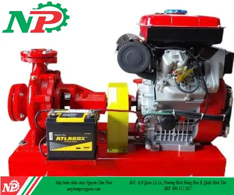 may bom diesel 15hp