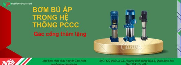 bom bu ap trong he thong pccc